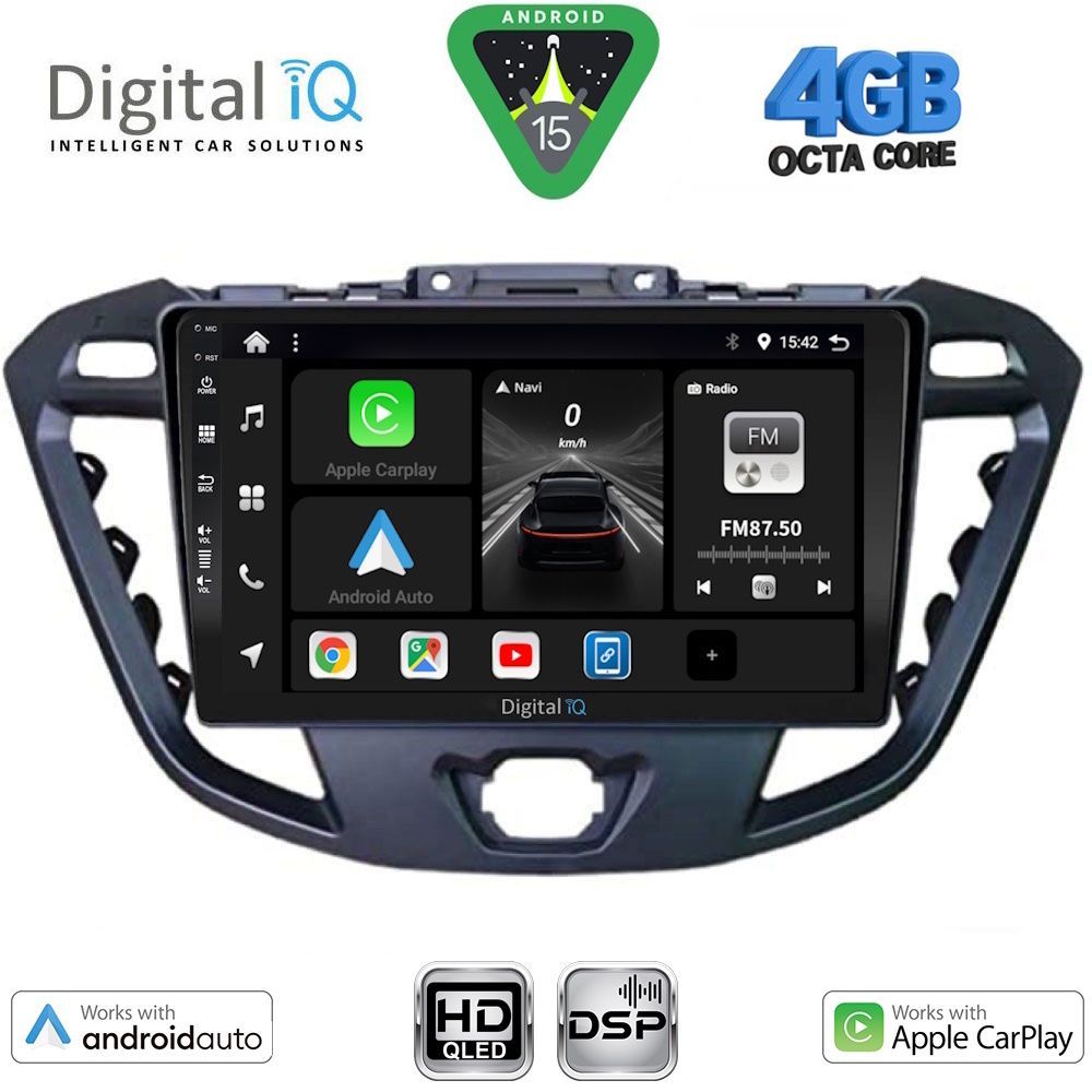 DIGITAL IQ BXF 16177_CPAA (9inc) MULTIMEDIA TABLET for FORD TRANSIT CUSTOM | TOURNEO CUSTOM mod. 2013-2019