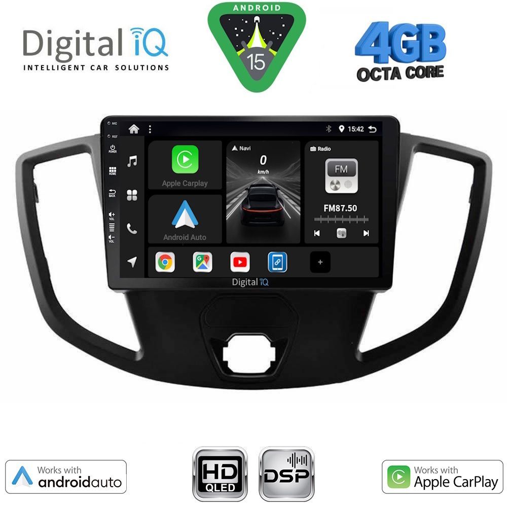 DIGITAL IQ BXF 16179_CPAA (9inc) MULTIMEDIA TABLET for FORD TRANSIT mod. 2014-2020