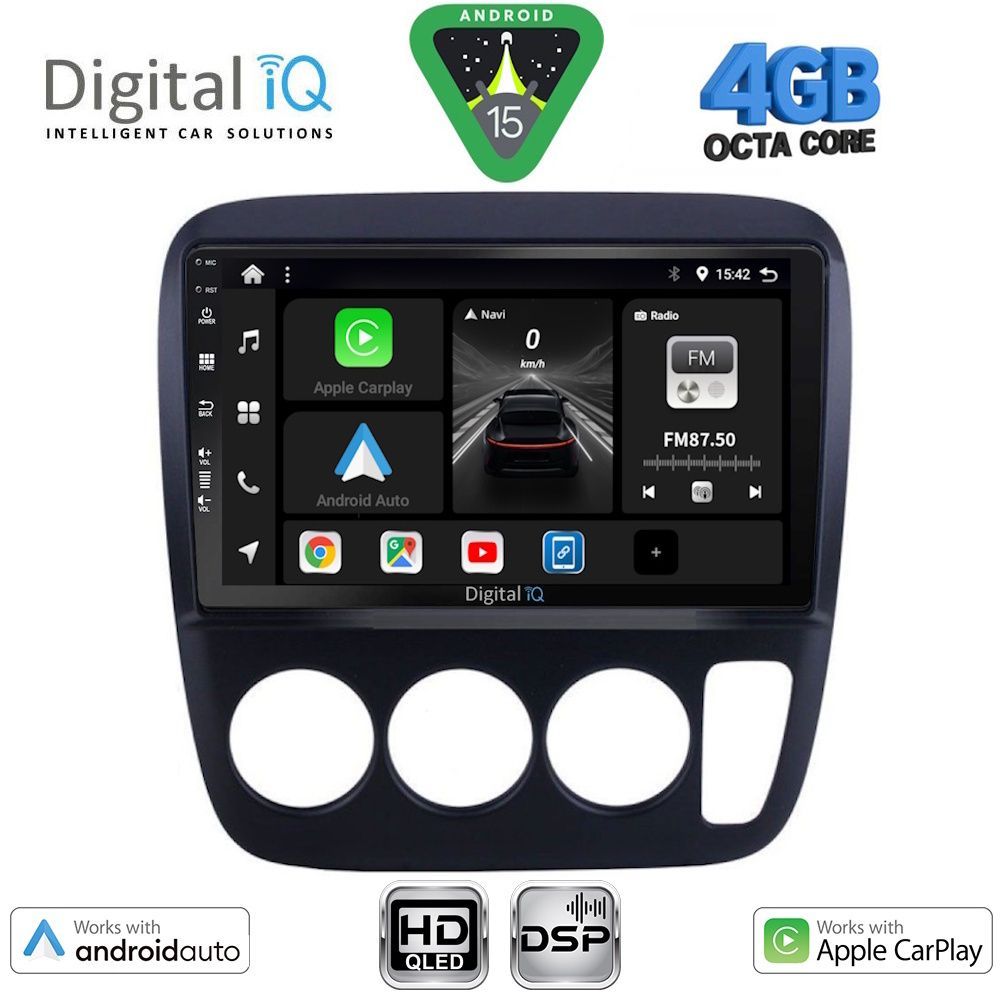 DIGITAL IQ BXF 16196_CPAA A/C (9inc) MULTIMEDIA TABLET for HONDA CRV mod. 1996-2006