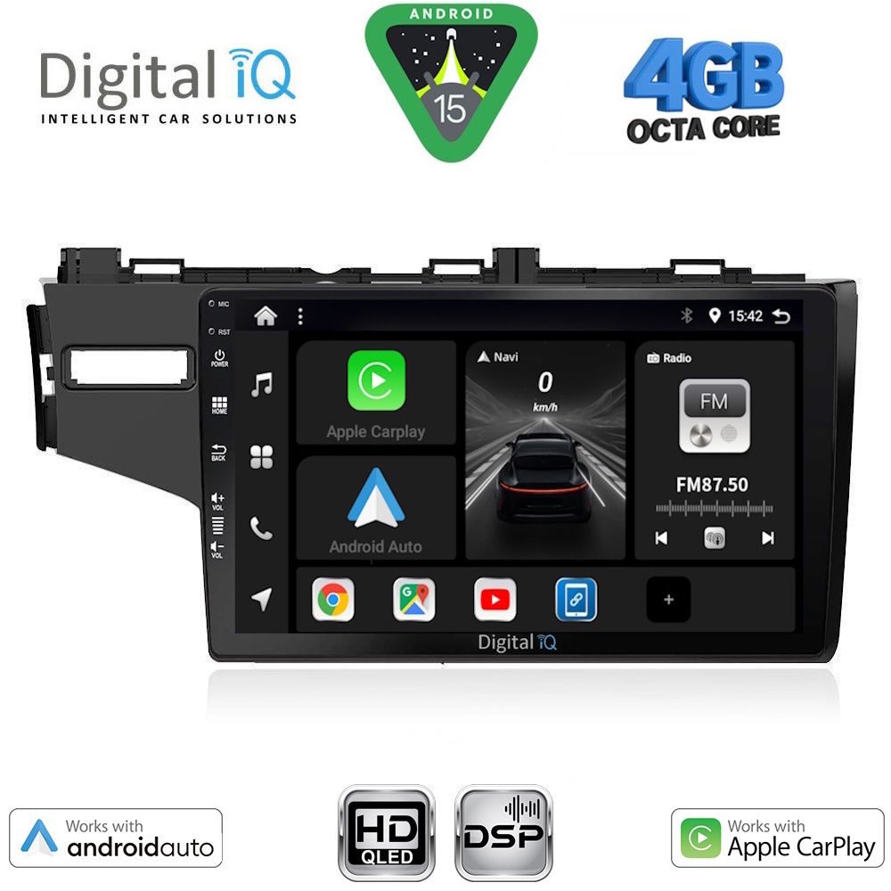 DIGITAL IQ BXF 17212_CPAA (10inc) MULTIMEDIA TABLET for HONDA JAZZ mod. 2013-2019