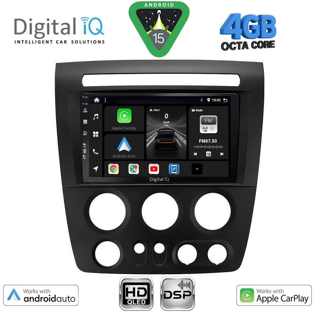 DIGITAL IQ BXF 16218_CPAA (9inc) MULTIMEDIA TABLET for HUMMER H3 mod. 2005-2009
