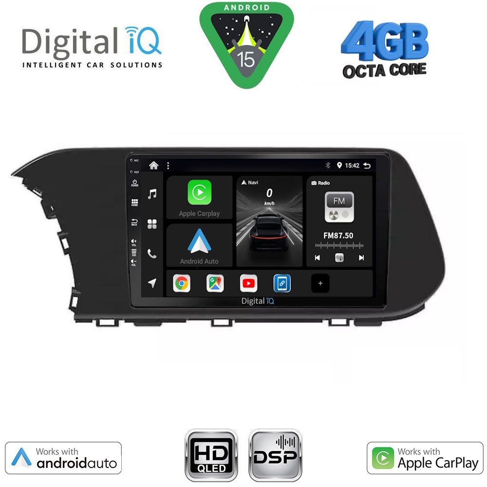 DIGITAL IQ BXF 17220_CPAA (10inc) MULTIMEDIA TABLET for HYUNDAI i20 - BAYON mod. 2021-2026