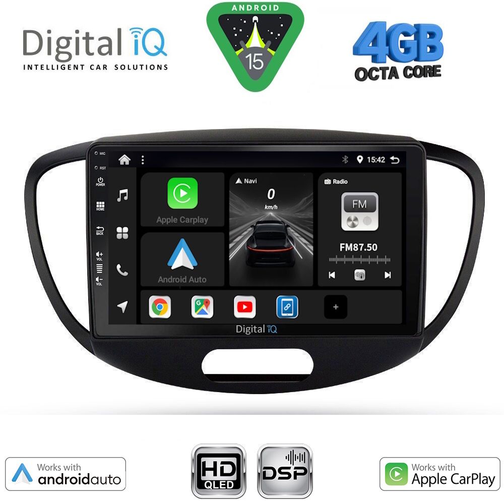DIGITAL IQ BXF 16223_CPAA (9inc) MULTIMEDIA TABLET for HYUNDAI i10 mod. 2008-2013