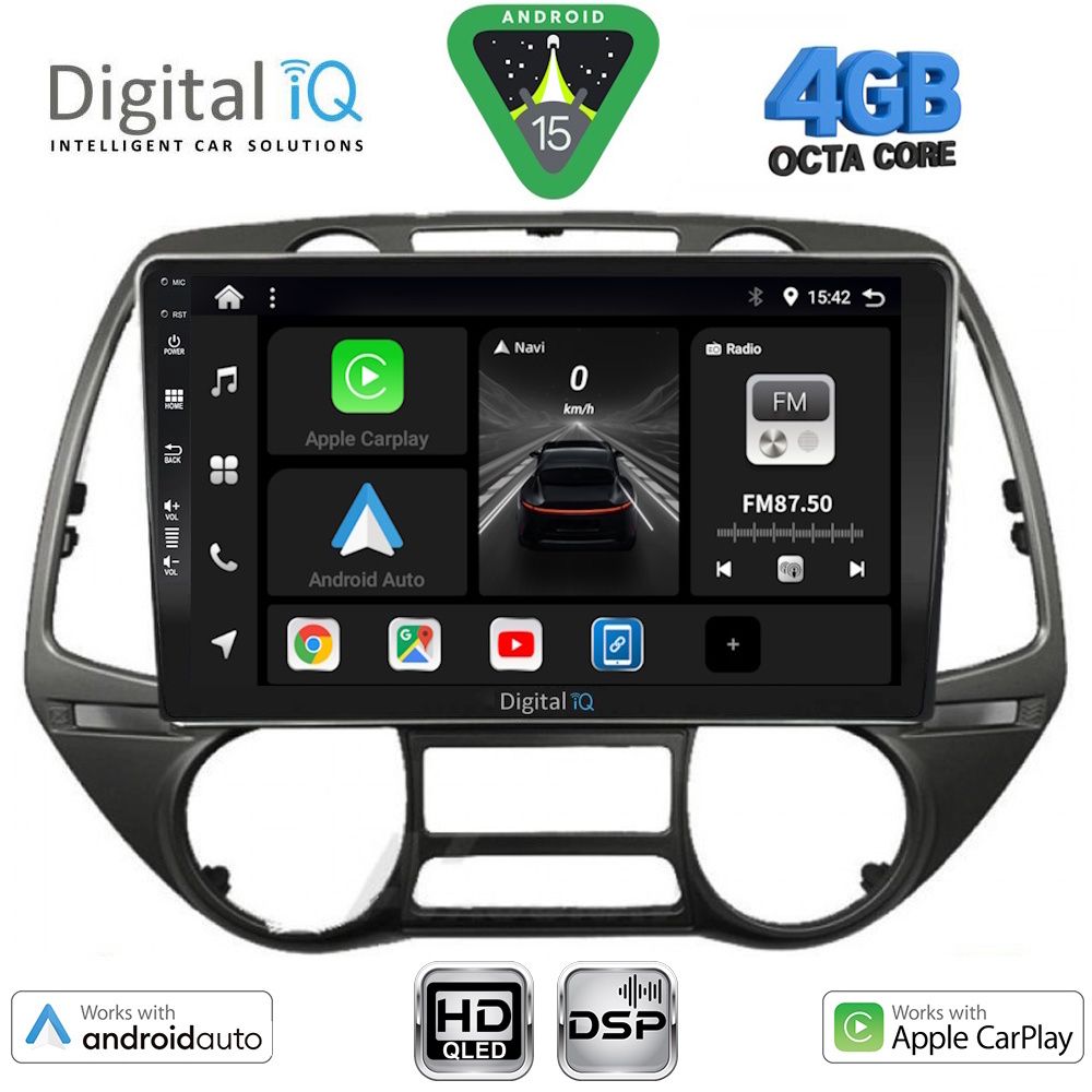 DIGITAL IQ BXF 16226_CPAA (9inc) MULTIMEDIA TABLET for HYUNDAI i20 mod. 2008-2014