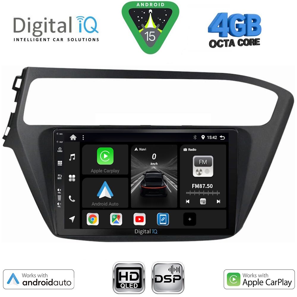 DIGITAL IQ BXF 16230_CPAA (9inc) MULTIMEDIA TABLET for HYUNDAI i20 mod. 2018-2021