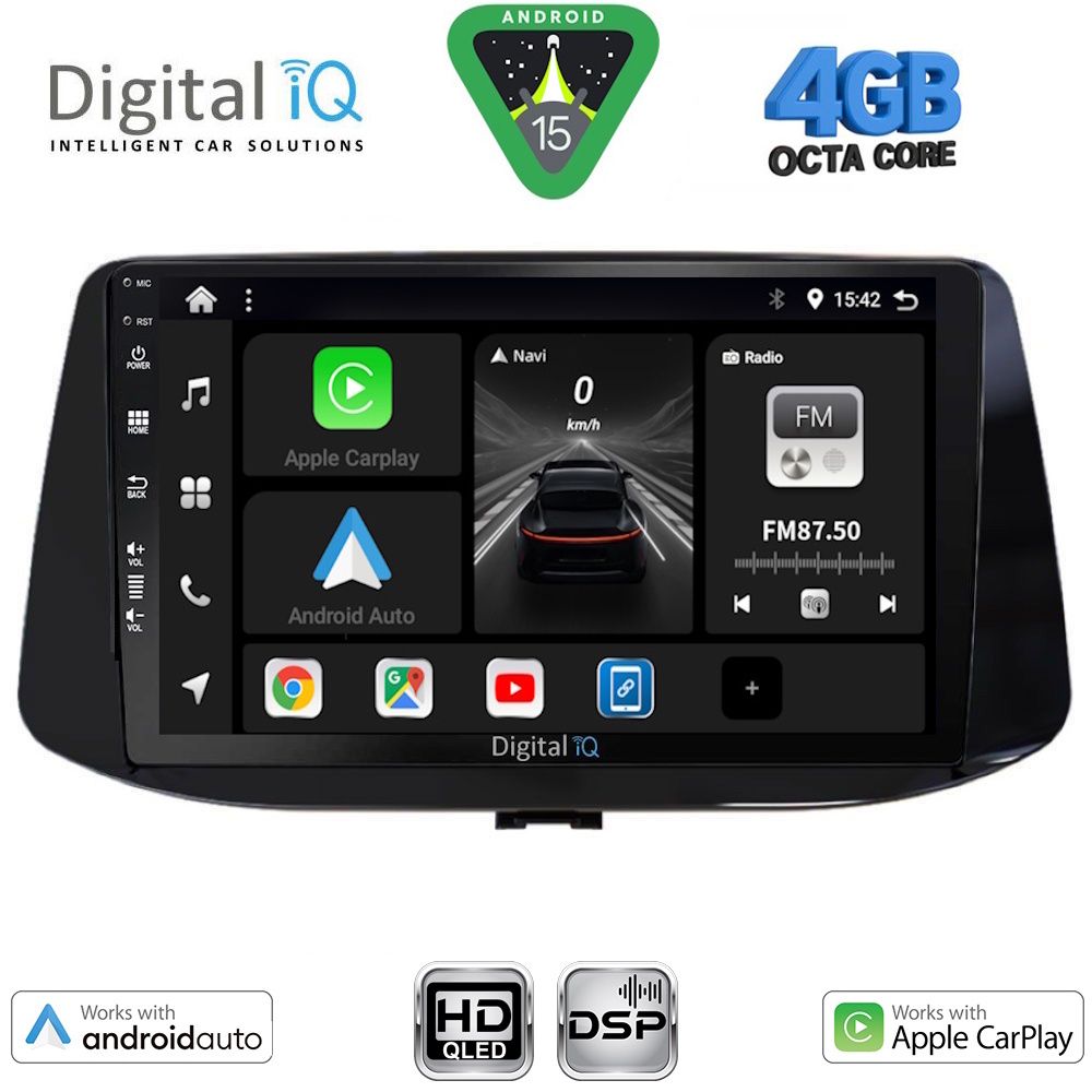 DIGITAL IQ BXF 16233_CPAA (9inc) MULTIMEDIA TABLET for HYUNDAI i30  mod. 2018-2025