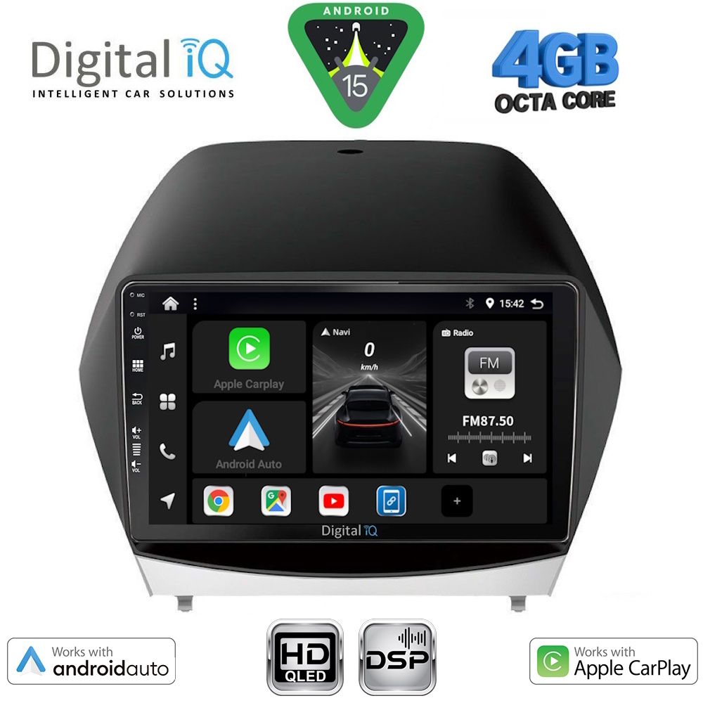 DIGITAL IQ BXF 17235_CPAA (10inc) MULTIMEDIA TABLET for HYUNDAI iX35 mod. 2010-2015