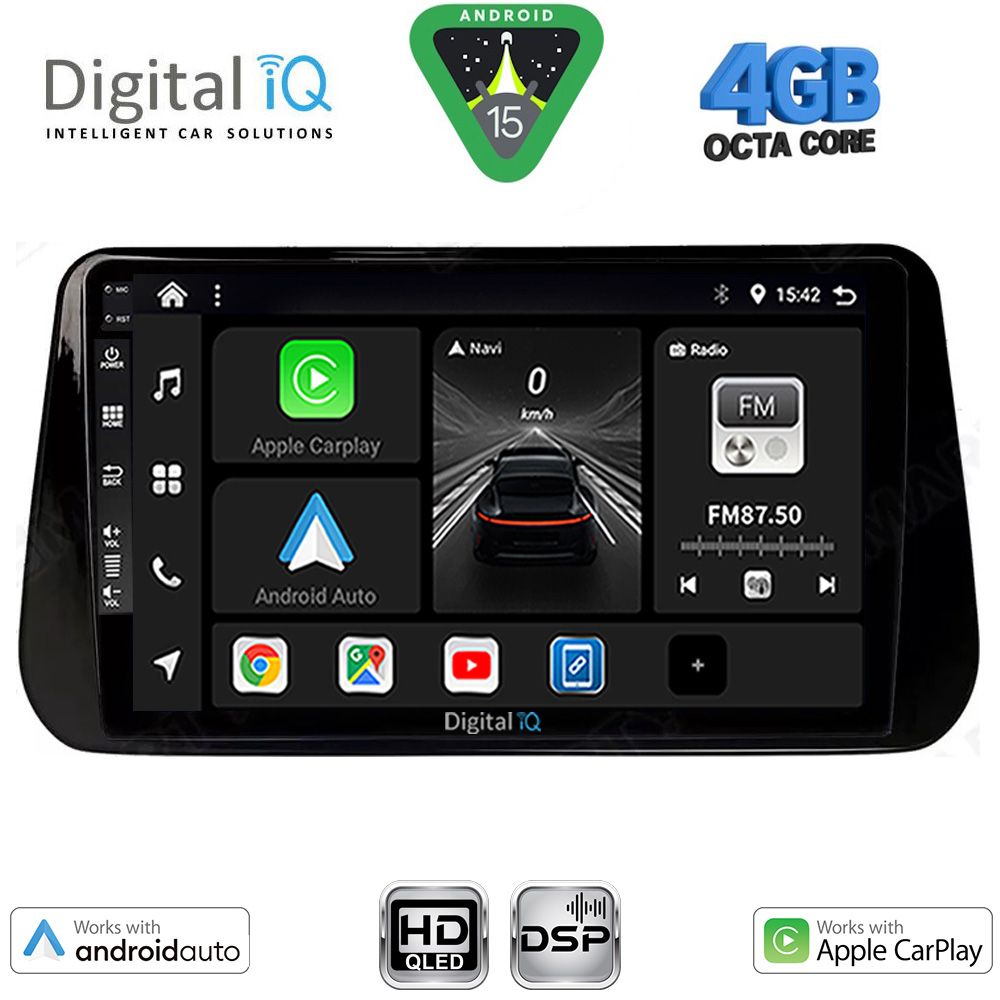 DIGITAL IQ BXF 16238B_CPAA (10inc) MULTIMEDIA TABLET for HYUNDAI IX45 - SANTA FE mod. 2021-2023