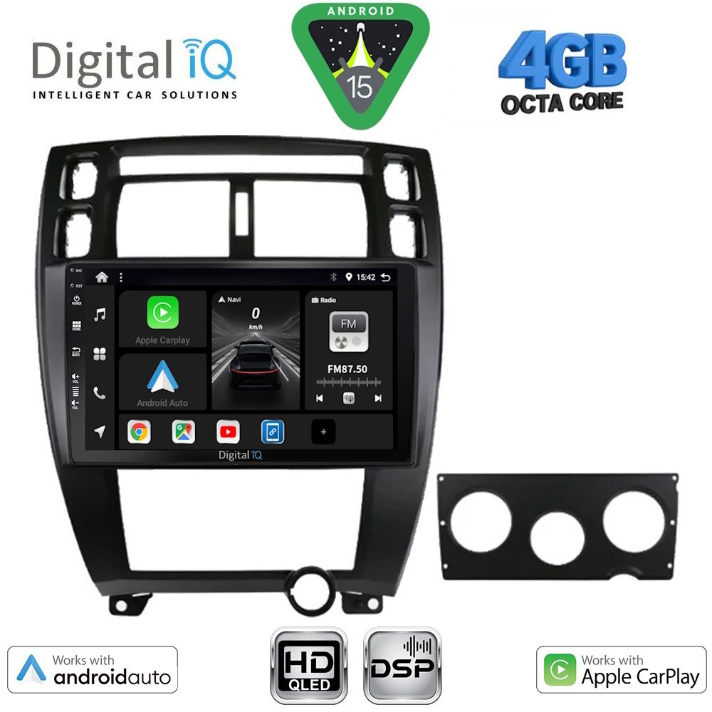 DIGITAL IQ BXF 17241BL_CPAA (10inc) MULTIMEDIA TABLET for HYUNDAI TUCSON mod. 2004-2010