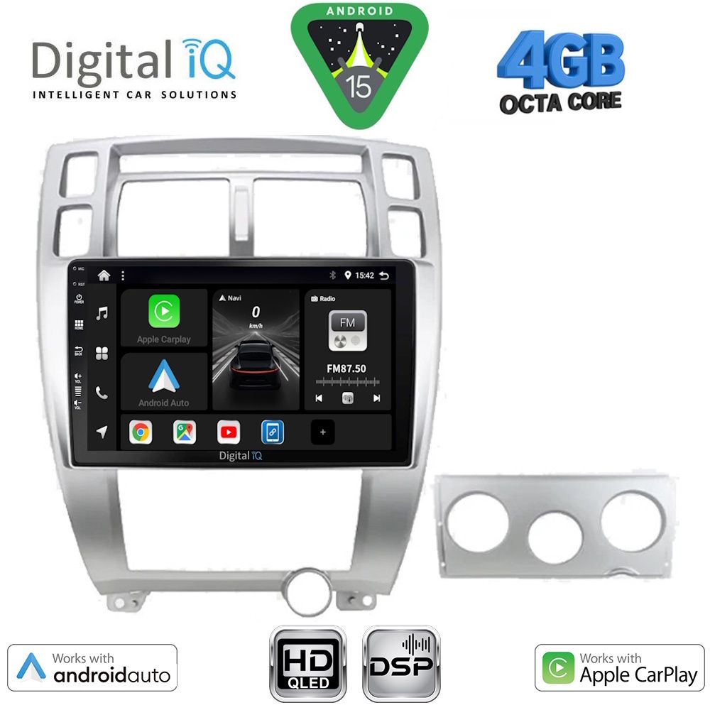 DIGITAL IQ BXF 17241SL_CPAA (10inc) MULTIMEDIA TABLET for HYUNDAI TUCSON mod. 2004-2010
