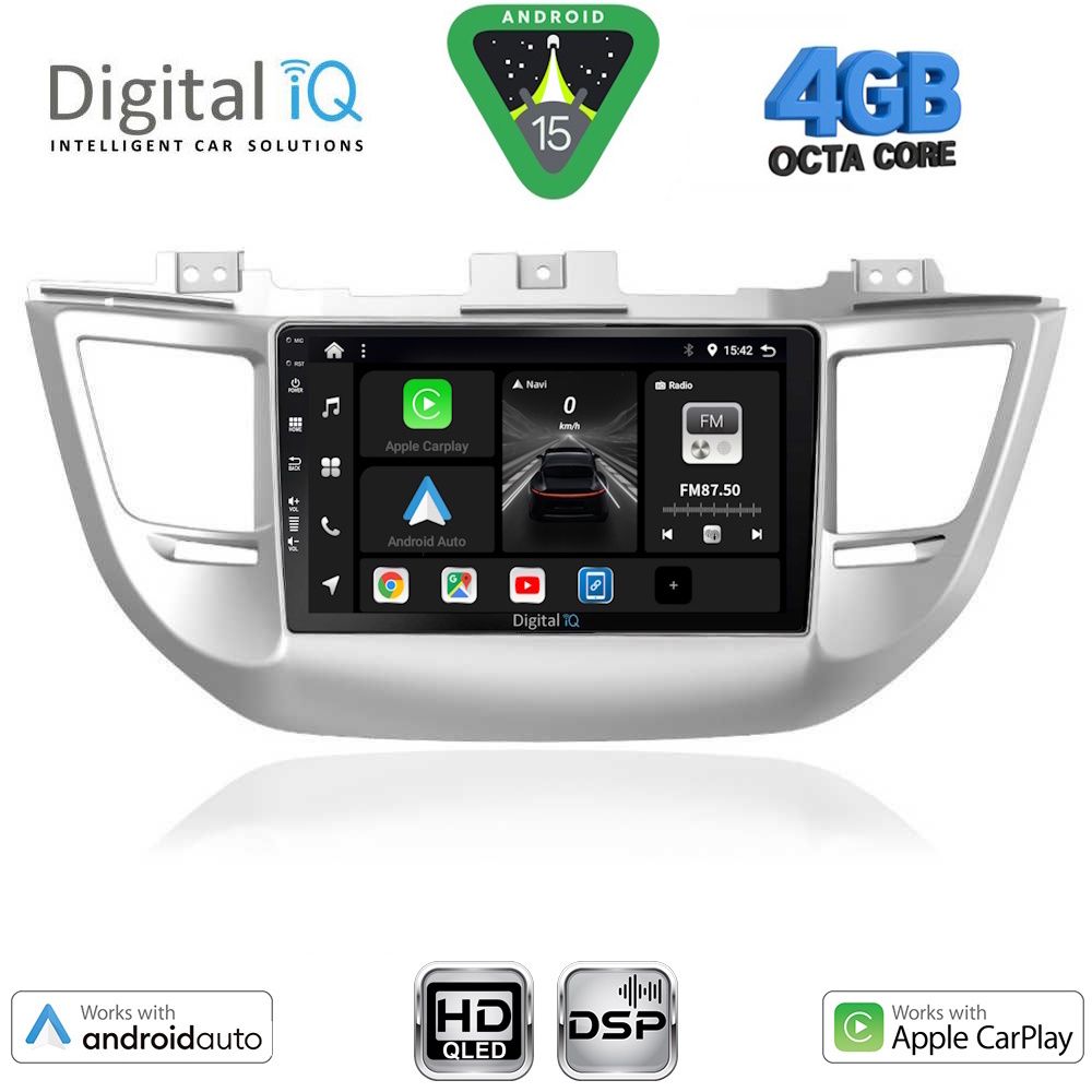 DIGITAL IQ BXF 16243_CPAA (9inc) MULTIMEDIA TABLET for HYUNDAI TUCSON mod. 2015-2019