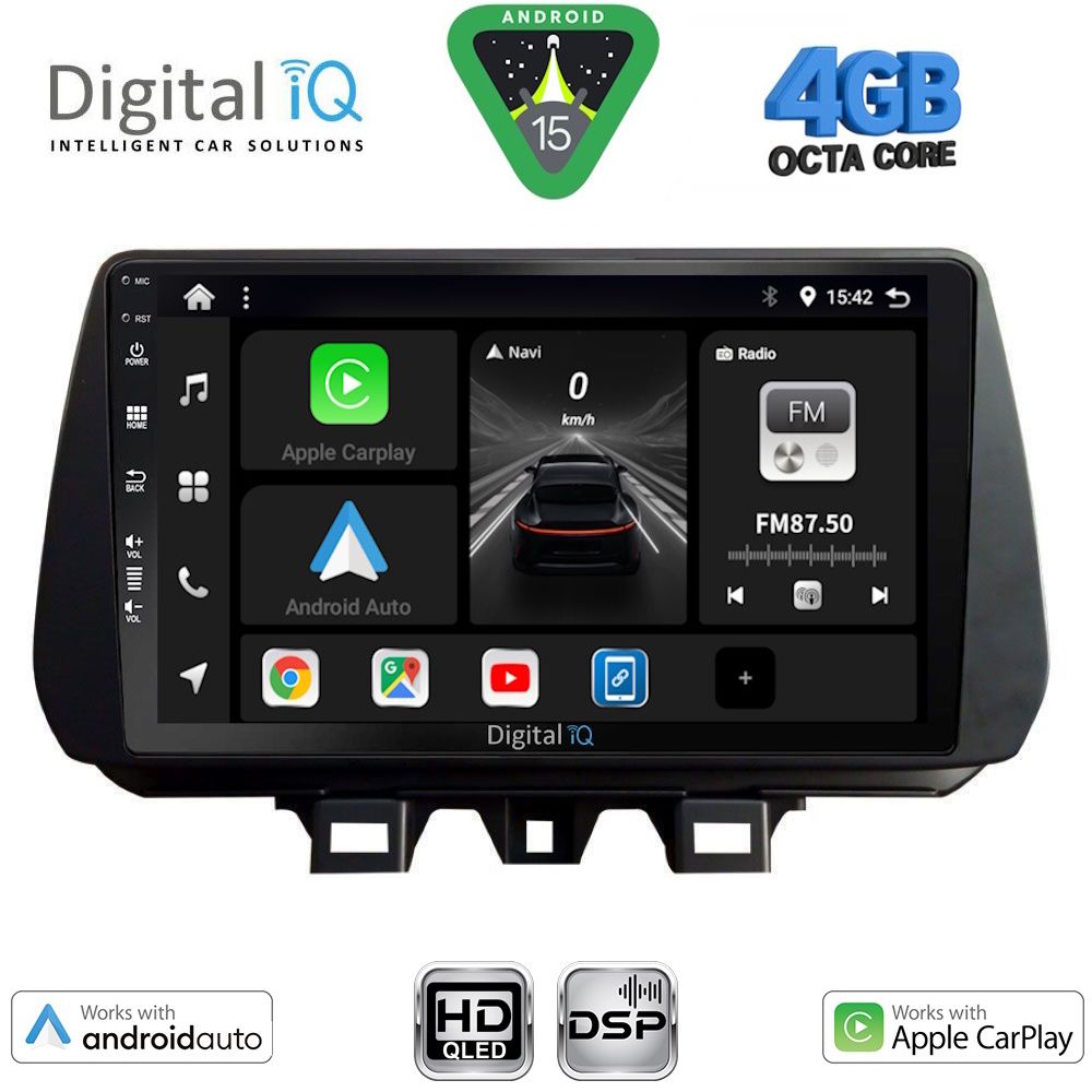 DIGITAL IQ BXF 16244_CPAA (9inc) MULTIMEDIA TABLET for HYUNDAI TUCSON mod. 2019-2023
