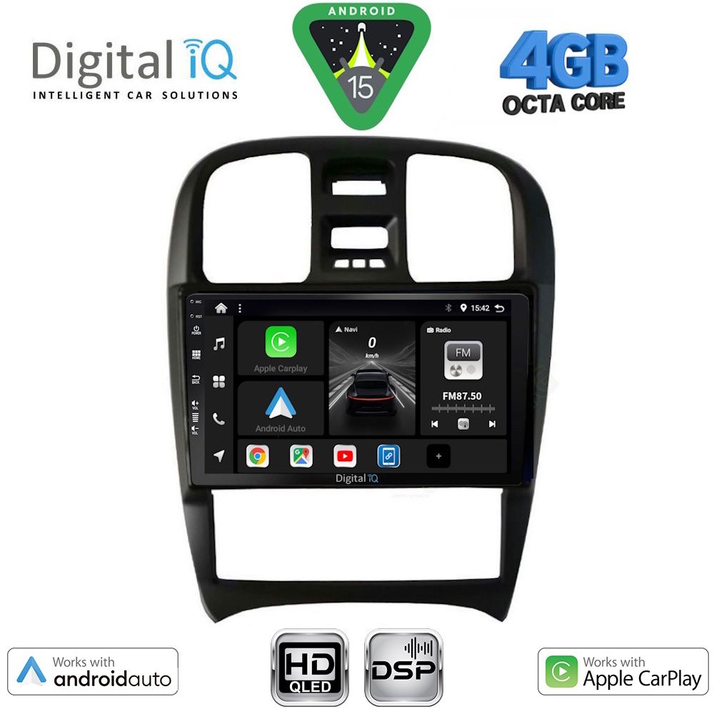 DIGITAL IQ BXF 16247_CPAA (9inc) MULTIMEDIA TABLET for HYUNDAI SONATA mod. 2000-2006