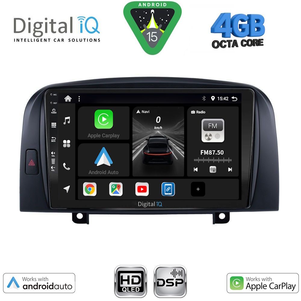 DIGITAL IQ BXF 16248_CPAA (9inc) MULTIMEDIA TABLET for HYUNDAI SONATA mod. 2006-2009