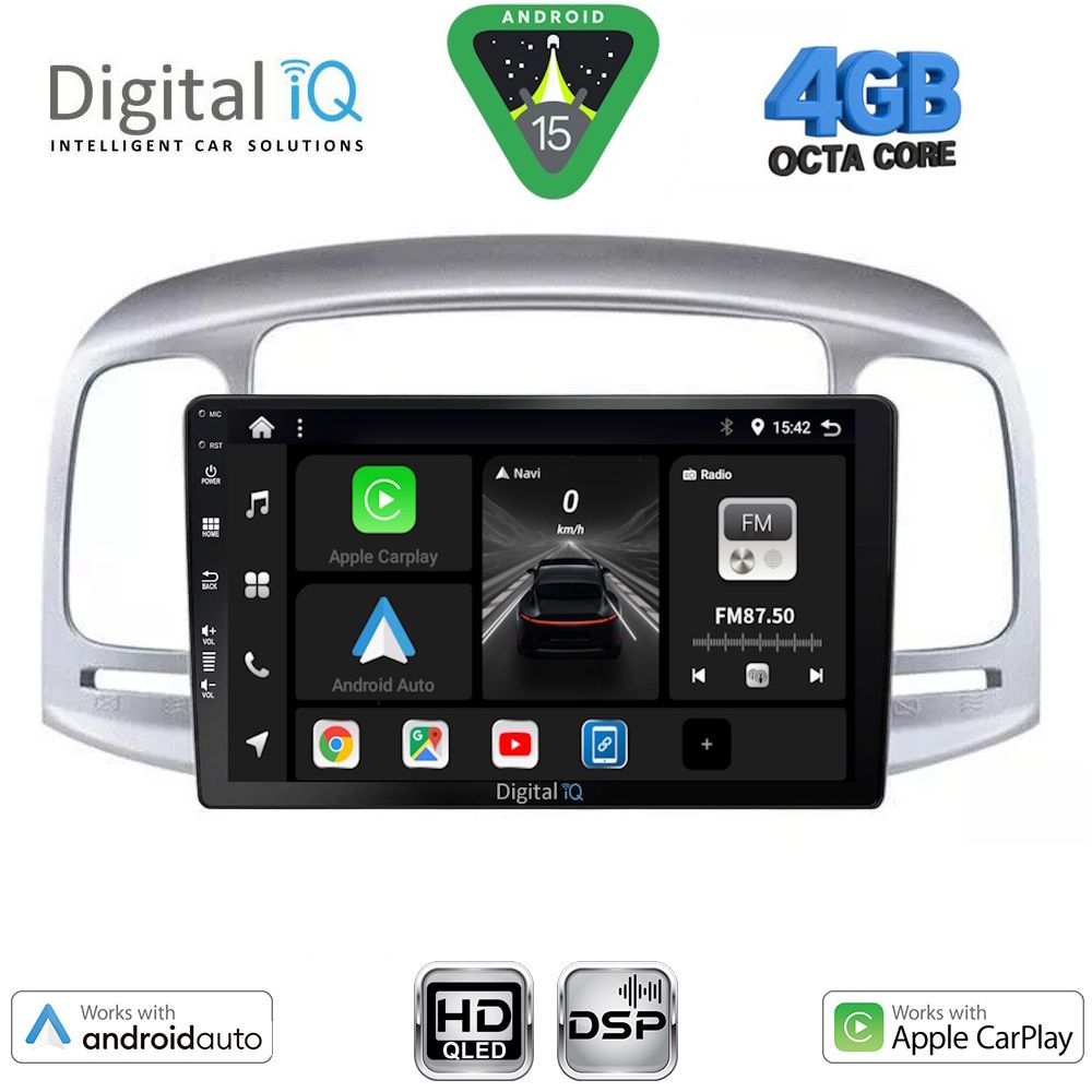 DIGITAL IQ BXF 16249SL_CPAA (9inc) MULTIMEDIA TABLET for HYUNDAI ACCENT mod. 2005-2012