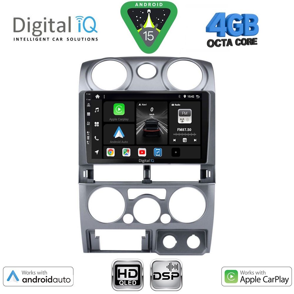 DIGITAL IQ BXF 16254SL_CPAA (9inc) MULTIMEDIA TABLET for ISUZU D-MAX mod. 2008-2012 (SILVER)