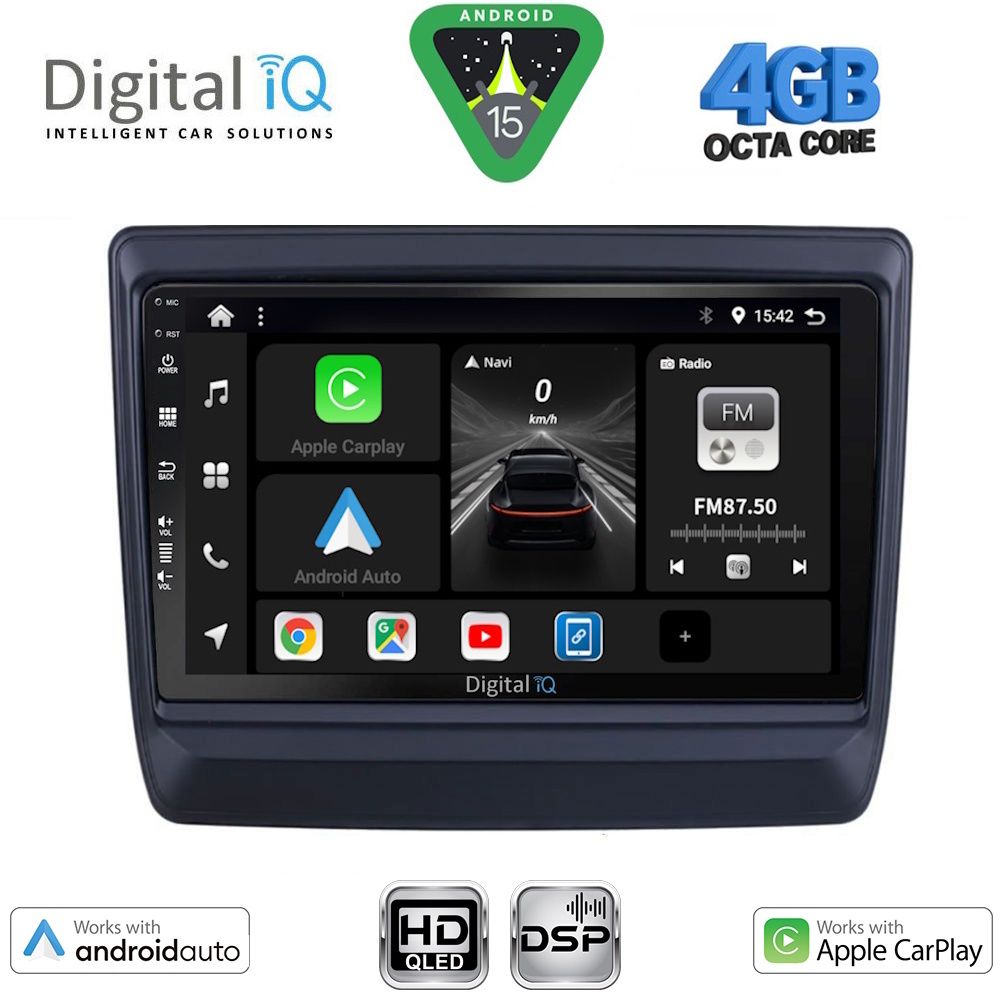 DIGITAL IQ BXF 16256_CPAA (9inc) MULTIMEDIA TABLET for ISUZU DMAX mod. 2020-2026