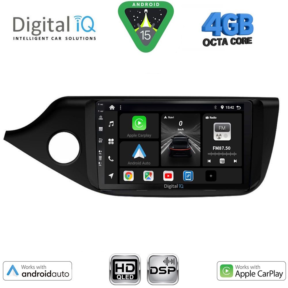 DIGITAL IQ BXF 16302_CPAA (9inc) MULTIMEDIA TABLET for KIA CEED mod. 2012-2018