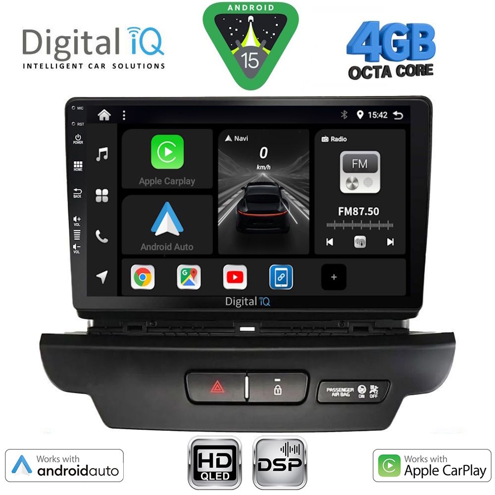 DIGITAL IQ BXF 16304_CPAA (9inc) MULTIMEDIA TABLET for KIA CEED - XCEED mod. 2018-2022
