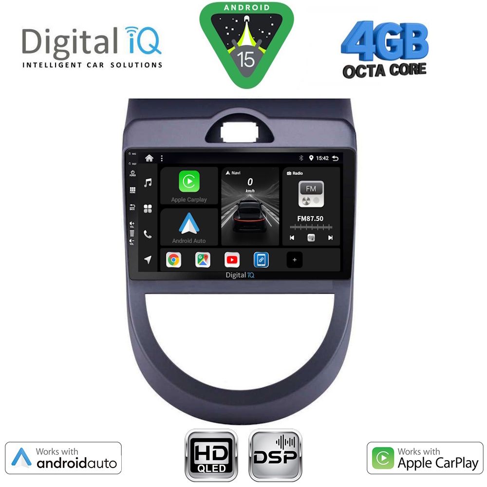 DIGITAL IQ BXF 16320_CPAA (9inc) MULTIMEDIA TABLET for KIA SOUL mod. 2008-2013