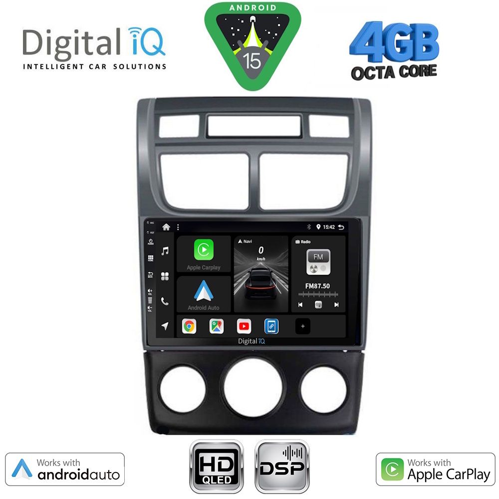 DIGITAL IQ BXF 16324BL_CPAA (A/C) (9inc) MULTIMEDIA TABLET for KIA SPORTAGE mod. 2004-2010