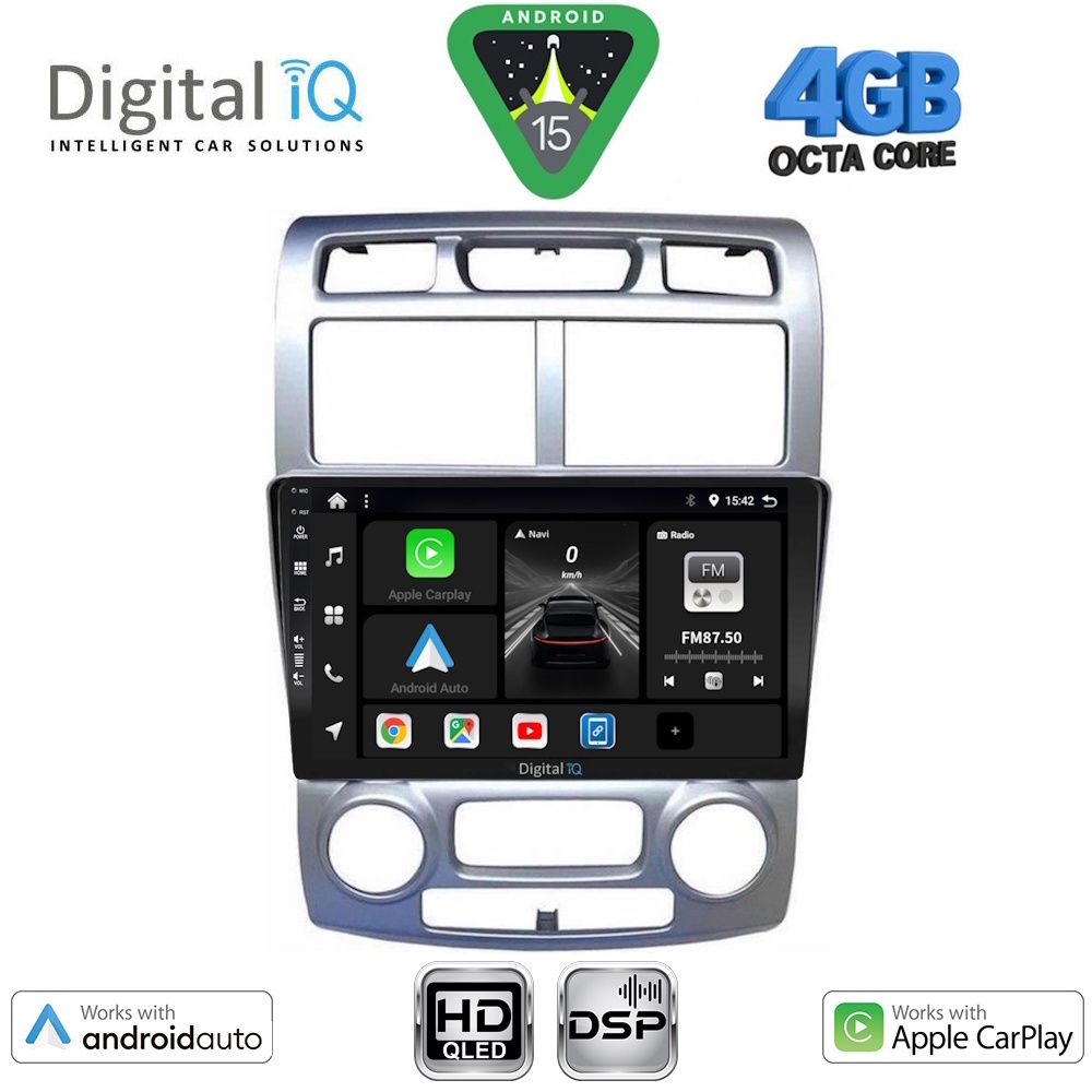 DIGITAL IQ BXF 16324SL_CPAA (CLIMA) (9inc) MULTIMEDIA TABLET for KIA SPORTAGE mod. 2004-2010