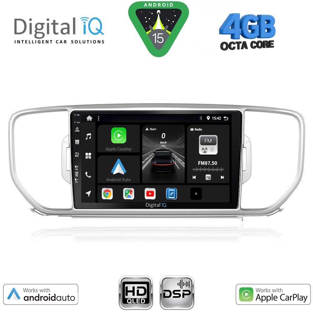 DIGITAL IQ BXF 16326_CPAA (9inc) MULTIMEDIA TABLET for KIA SPORTAGE mod. 2015-2018