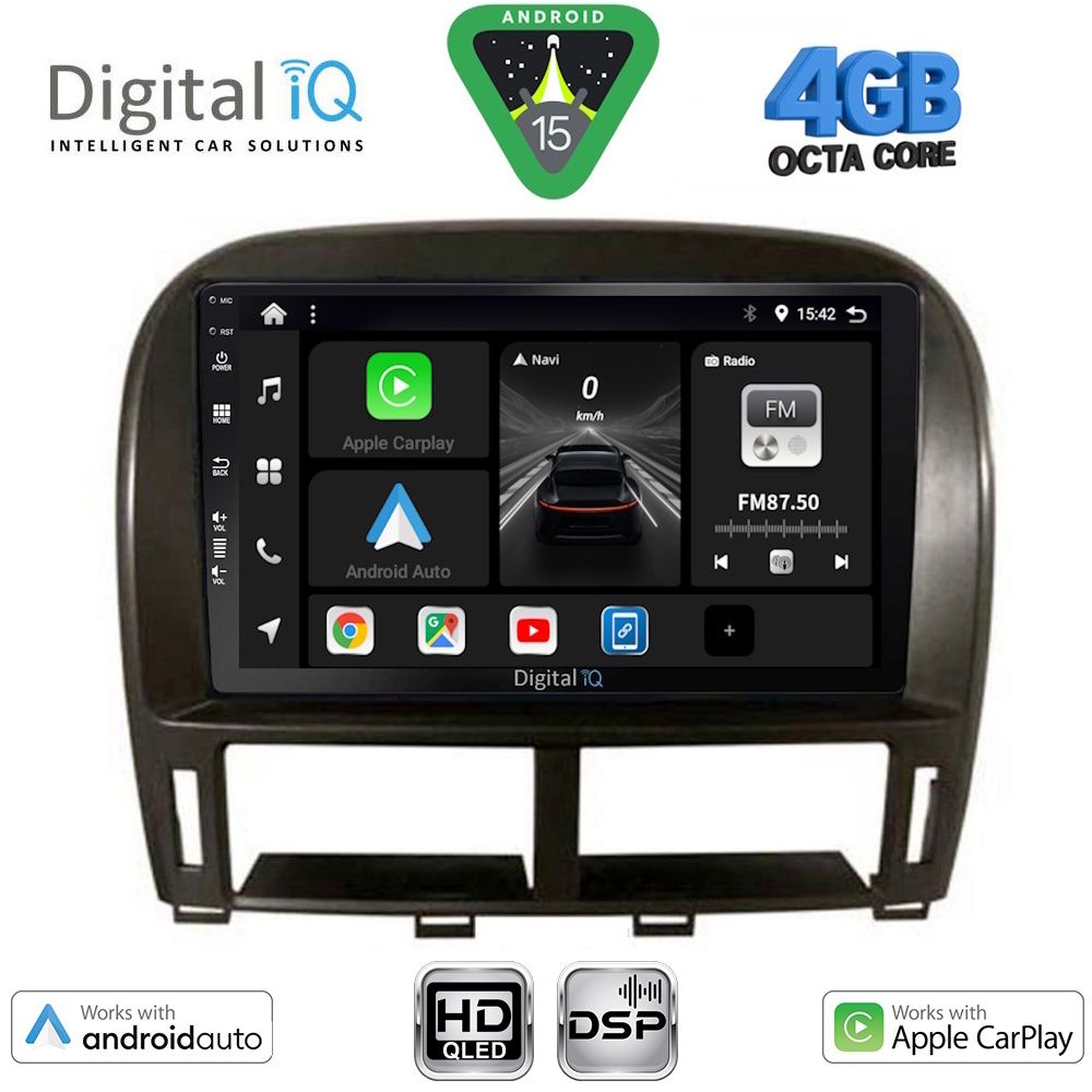 DIGITAL IQ BXF 16343_CPAA (9inc) MULTIMEDIA TABLET for LEXUS LS 430 – XF 430 mod. 2000-2006