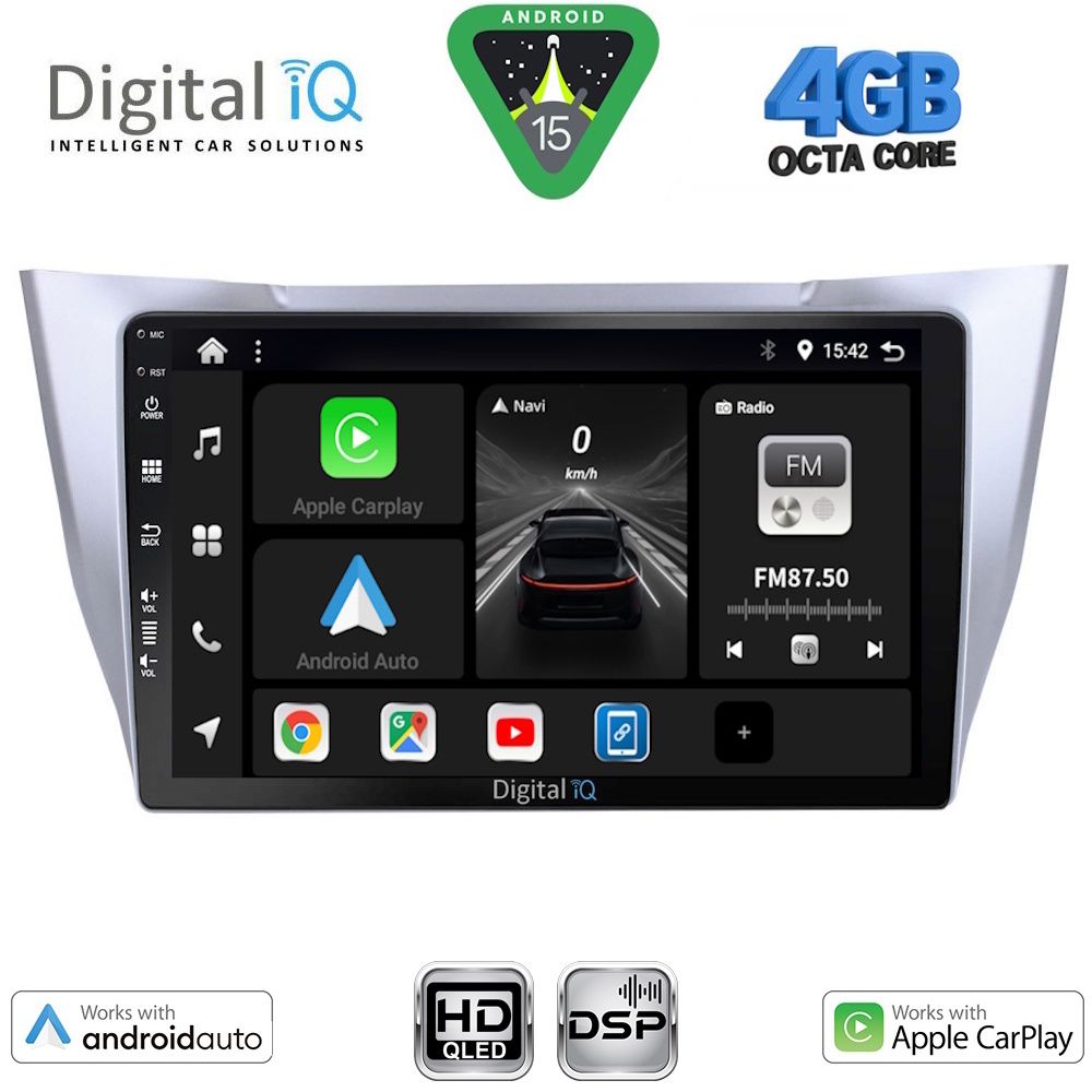 DIGITAL IQ BXF 17345SL_CPAA (10inc) MULTIMEDIA TABLET for LEXUS RX 300 – 400 mod. 2003-2008