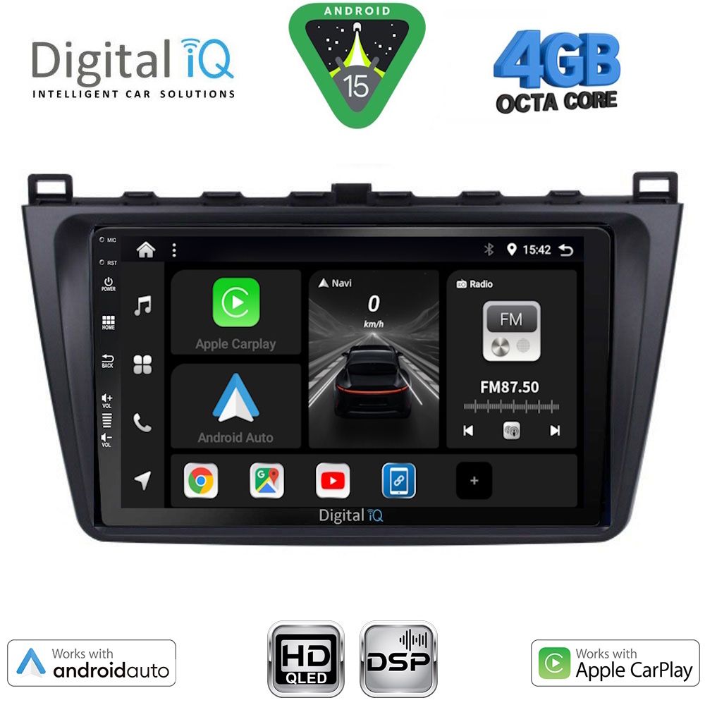 DIGITAL IQ BXF 16377_CPAA (9inc) MULTIMEDIA TABLET for MAZDA 6 mod. 2008-2012
