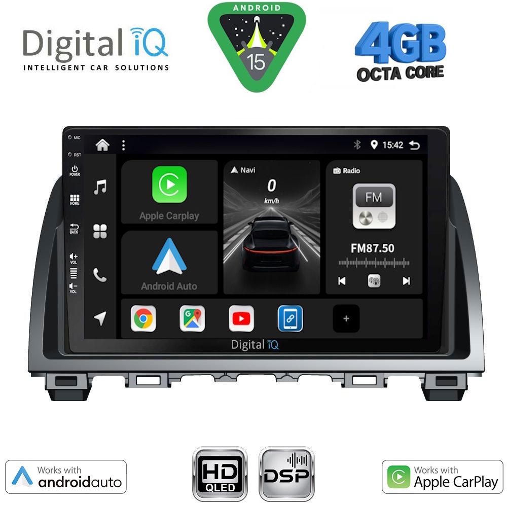 DIGITAL IQ BXF 16378_CPAA (9inc) MULTIMEDIA TABLET for MAZDA 6 mod. 2012-2017