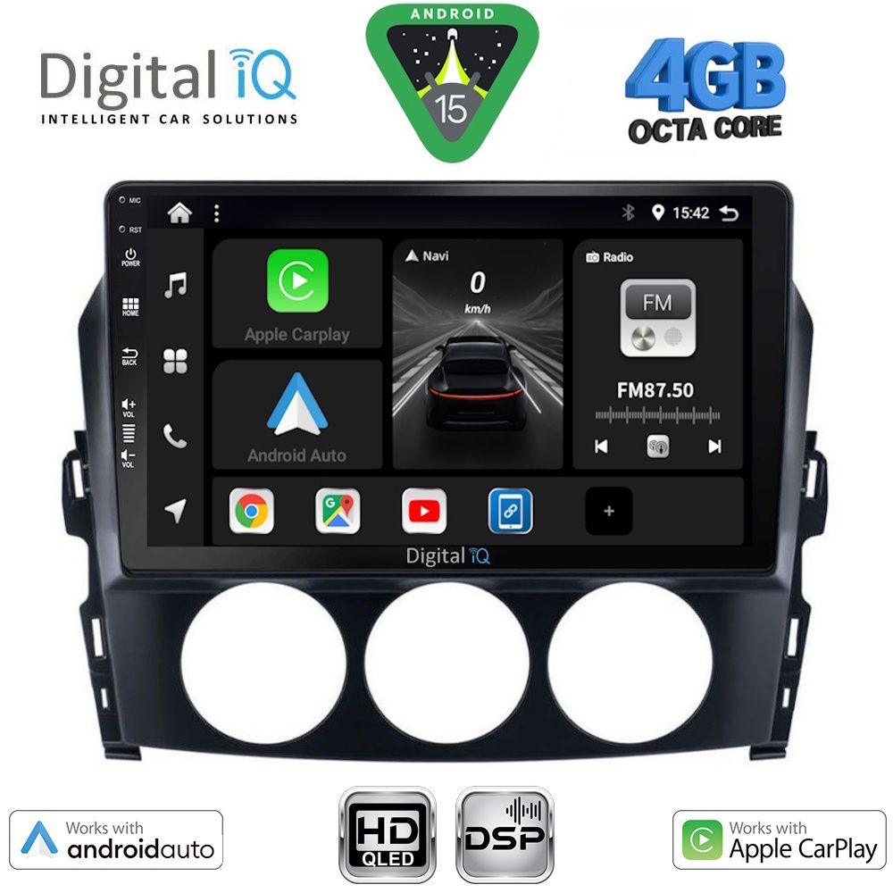 DIGITAL IQ BXF 16392_CPAA (9inc) MULTIMEDIA TABLET for MAZDA MX5 mod. 2005-2015
