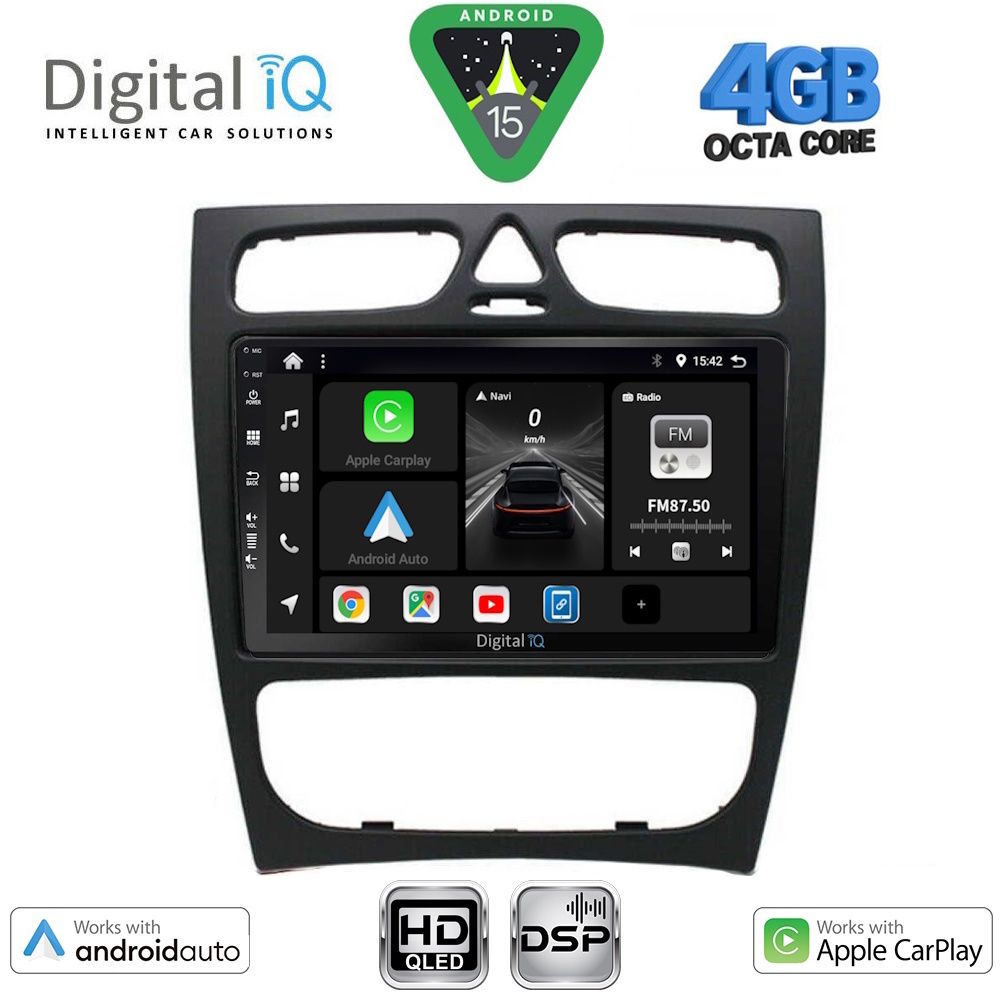 DIGITAL IQ BXF 16402_CPAA (9inc) MULTIMEDIA TABLET for MERCEDES C (W203) mod. 1999-2004