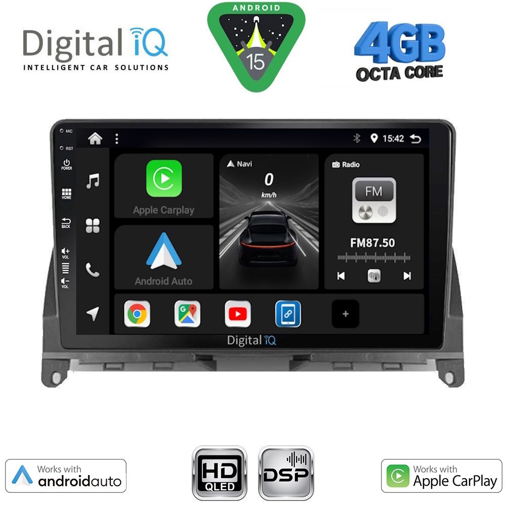 DIGITAL IQ BXF 16405_CPAA (9inc) MULTIMEDIA TABLET for MERCEDES C (W204) mod. 2007-2011