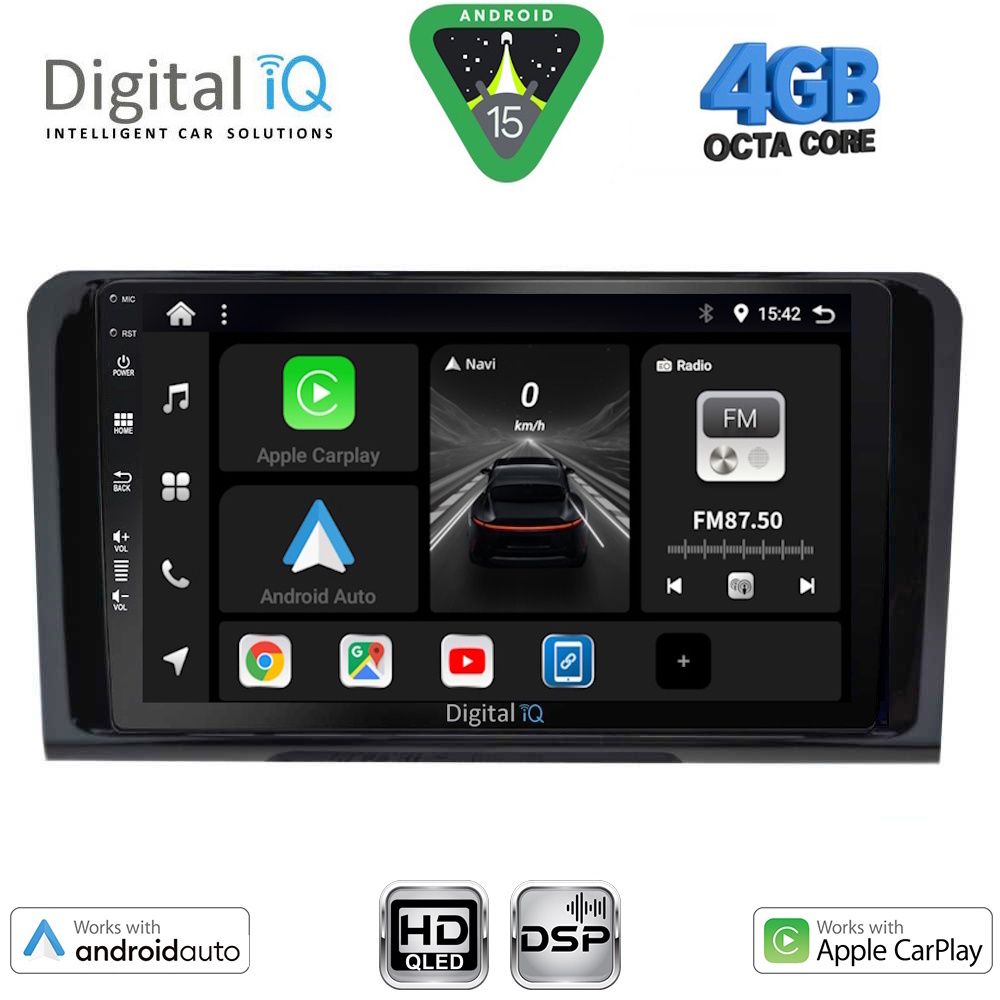 DIGITAL IQ BXF 16414_CPAA (9inc) MULTIMEDIA TABLET for MERCEDES ML (W164) – GL (X164) mod. 2005-2011