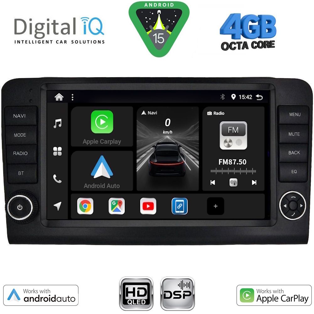 DIGITAL IQ BXF 16416_CPAA (9inc) MULTIMEDIA TABLET for MERCEDES ML (W164) – GL (X164) mod. 2005-2011