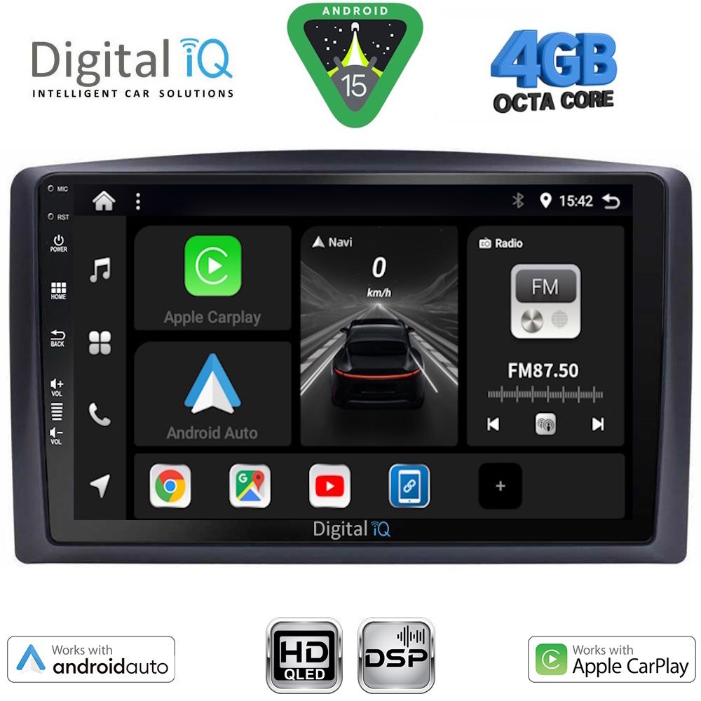 DIGITAL IQ BXF 17421_CPAA (10inc) MULTIMEDIA TABLET for MERCEDES VITO – VIANO (W447) mod. 2015-2024