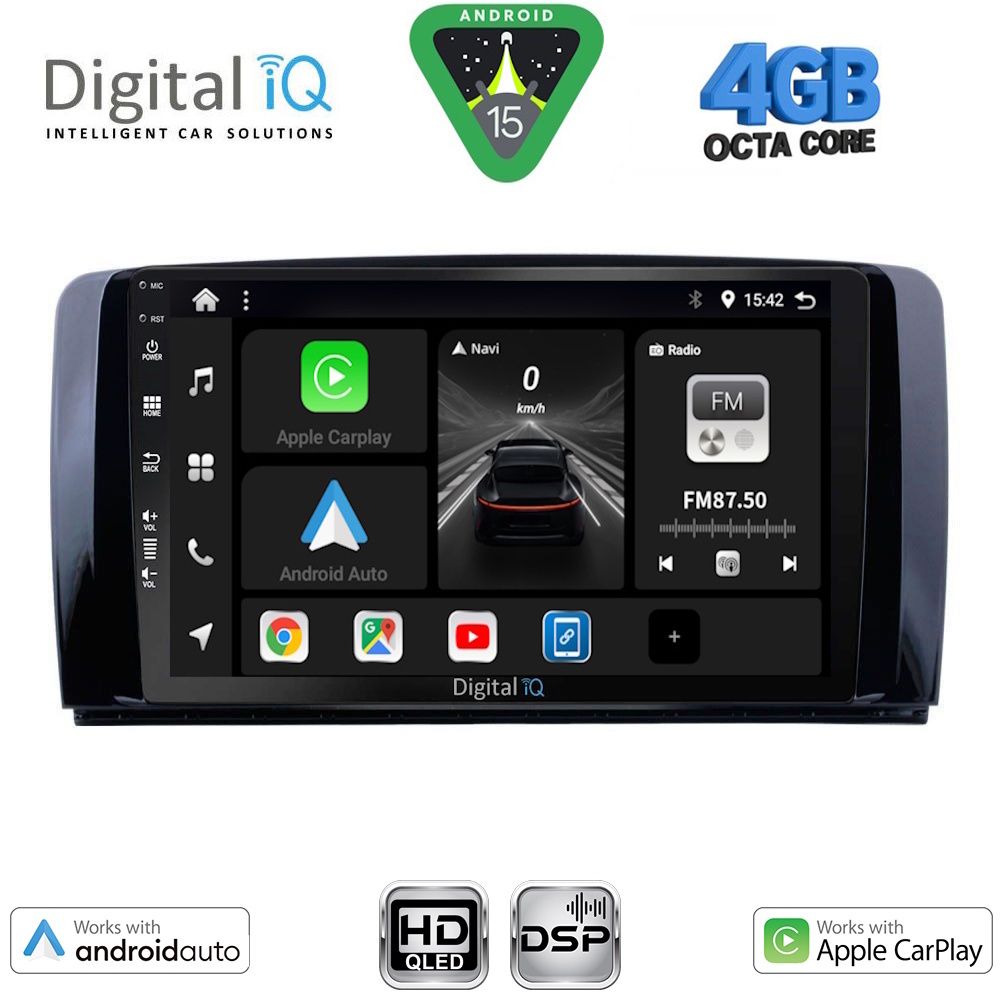 DIGITAL IQ BXF 16422_CPAA (9inc) MULTIMEDIA TABLET for MERCEDES R (W251) mod. 2006-2015