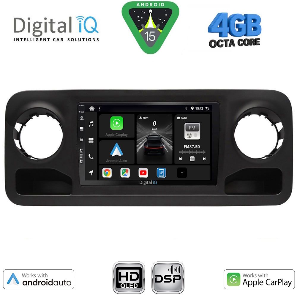 DIGITAL IQ BXF 17424_CPAA (10inc) MULTIMEDIA TABLET for MERCEDES SPRINTER mod. 2018-2026