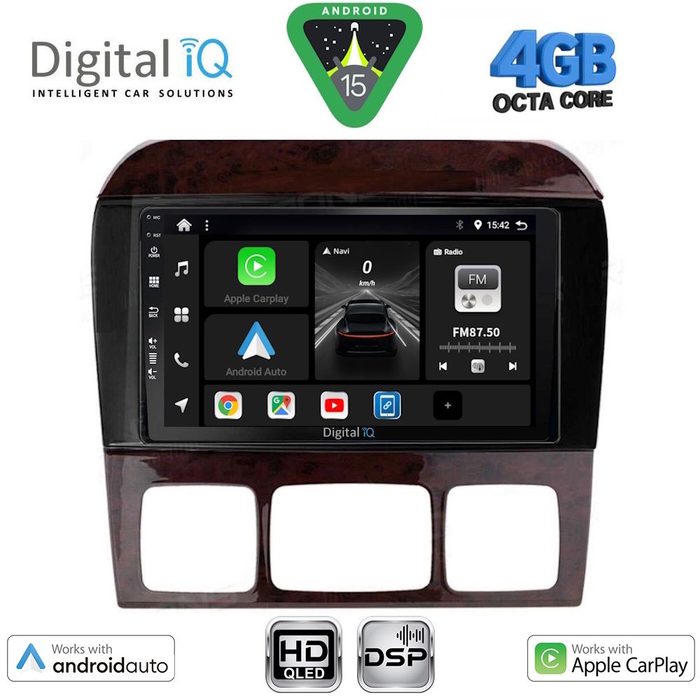 DIGITAL IQ BXF 16426_CPAA (9inc) MULTIMEDIA TABLET for MERCEDES S (W220) mod. 1998-2005