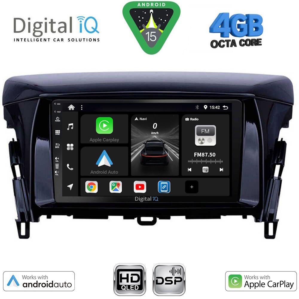 DIGITAL IQ BXF 16432_CPAA (9inc) MULTIMEDIA TABLET for MITSUBISHI ECLIPSE CROSS mod. 2018-2026