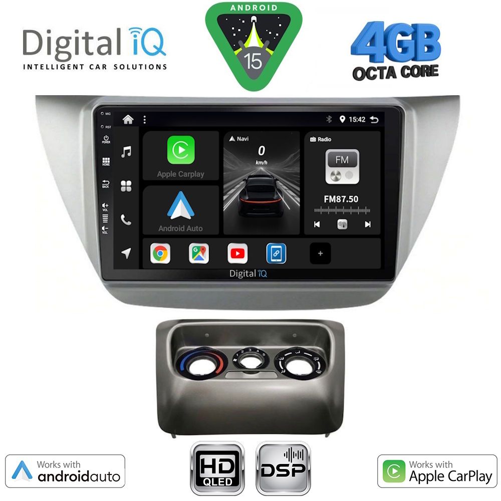 DIGITAL IQ BXF 16433_CPAA (9inc) MULTIMEDIA TABLET for MITSUBISHI LANCER mod. 2000-2007