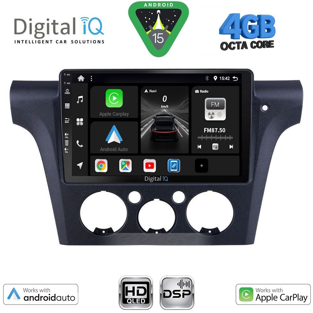 DIGITAL IQ BXF 17441CL_CPAA (10inc) MULTIMEDIA TABLET for MITSUBISHI OUTLANDER mod. 2001-2005 with CLIMA