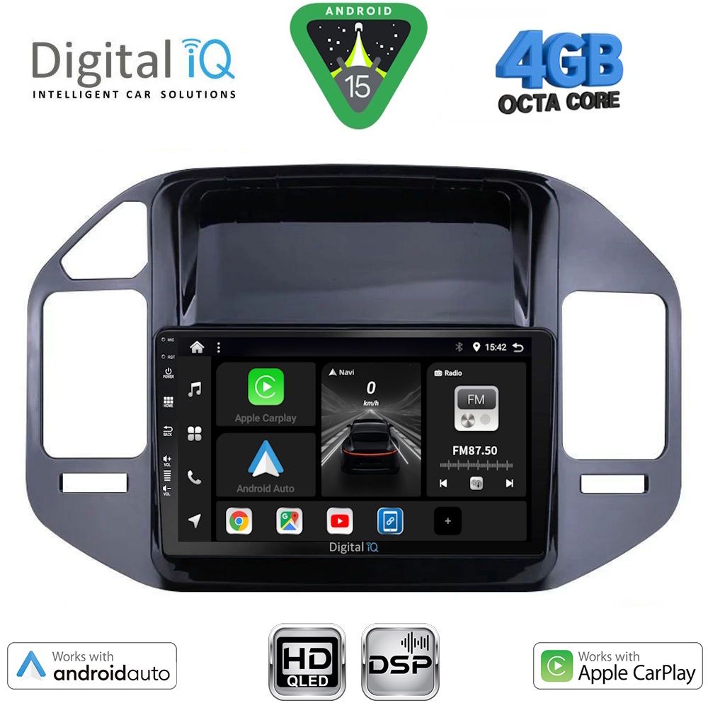 DIGITAL IQ BXF 16444_CPAA (9inc) MULTIMEDIA TABLET for MITSUBISHI PAJERO mod. 1999-2006