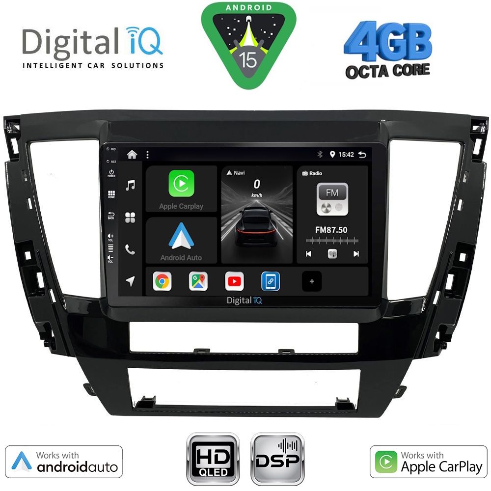 DIGITAL IQ BXF 16447S_CPAA (9inc) MULTIMEDIA TABLET for MITSUBISHI PAJERO SPORT mod. 2020-2026