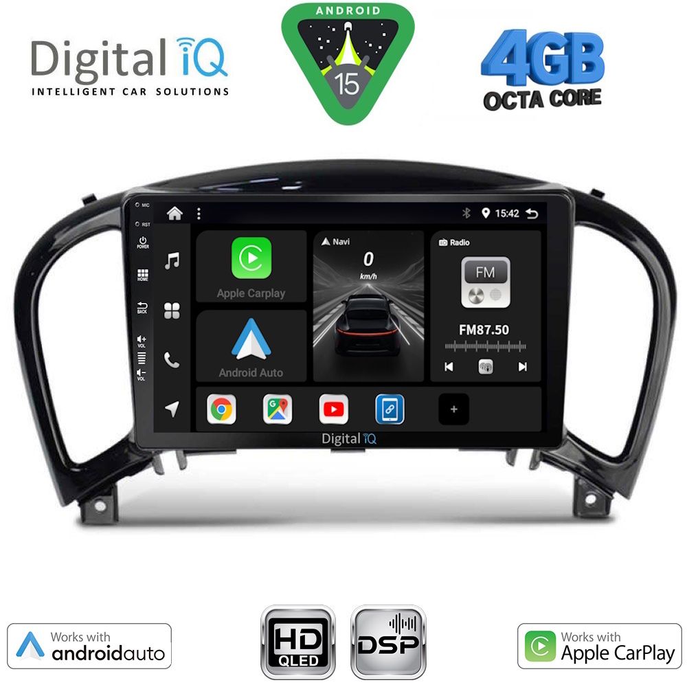 DIGITAL IQ BXF 16452_CPAA (9inc) MULTIMEDIA TABLET for NISSAN JUKE mod. 2009-2020