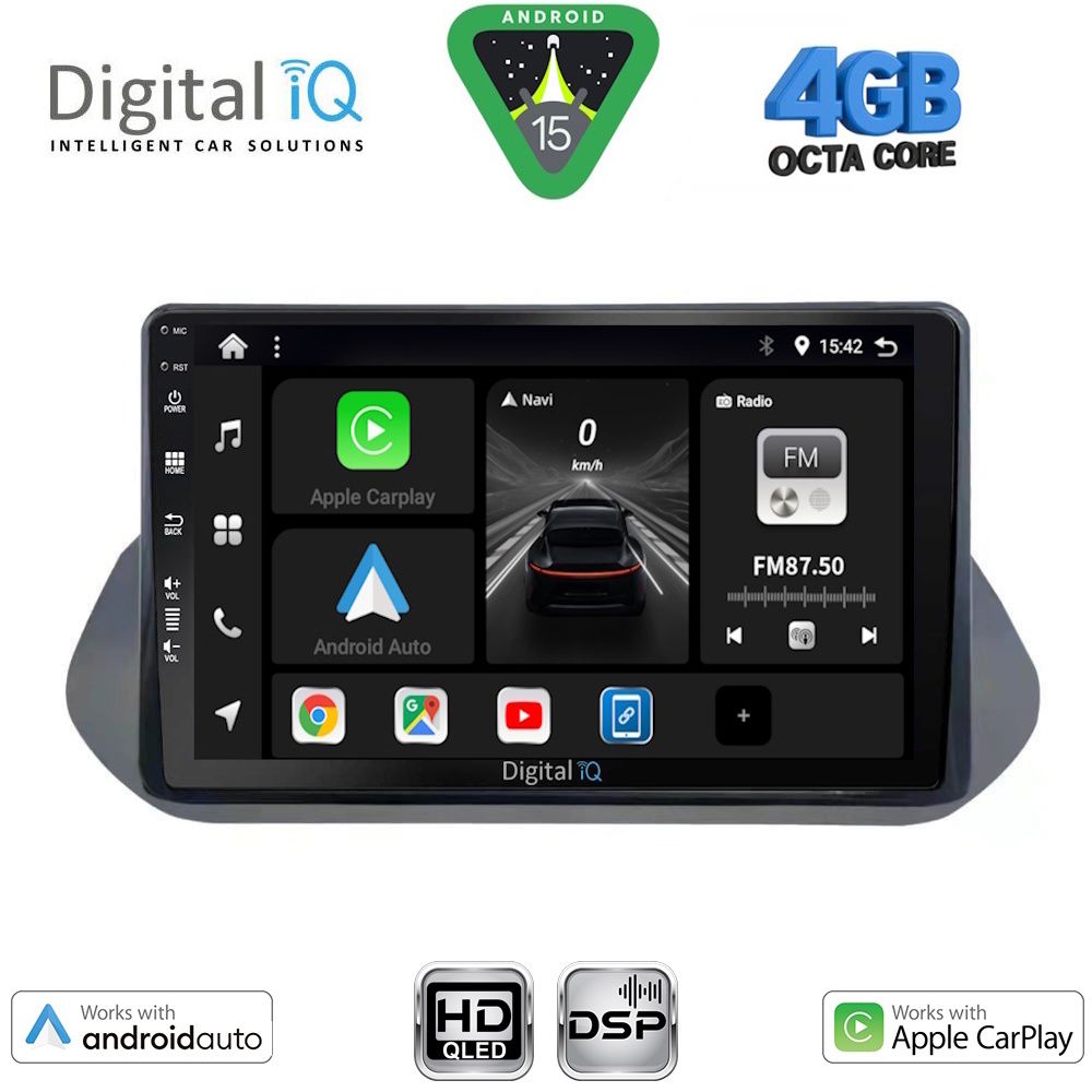 DIGITAL IQ BXF 16469_CPAA (10inc) MULTIMEDIA TABLET for NISSAN QASHQAI mod. 2021-2024