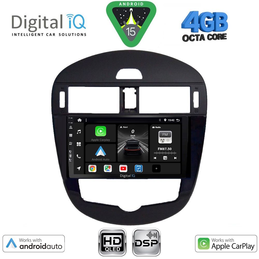 DIGITAL IQ BXF 16470CL_CPAA (9inc) MULTIMEDIA TABLET for NISSAN PULSAR mod. 2014-2020 with CLIMA