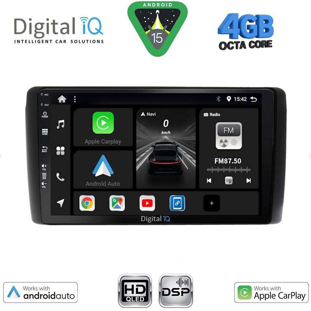 DIGITAL IQ BXF 16472_CPAA (9inc) MULTIMEDIA TABLET for NISSAN LEAF mod. 2009-2017