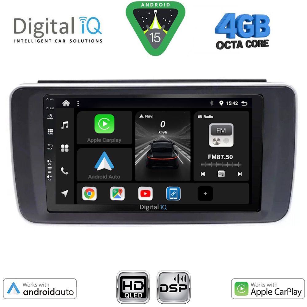 DIGITAL IQ BXF 16473_CPAA (9inc) MULTIMEDIA TABLET for NISSAN LEAF mod. 2018-2026